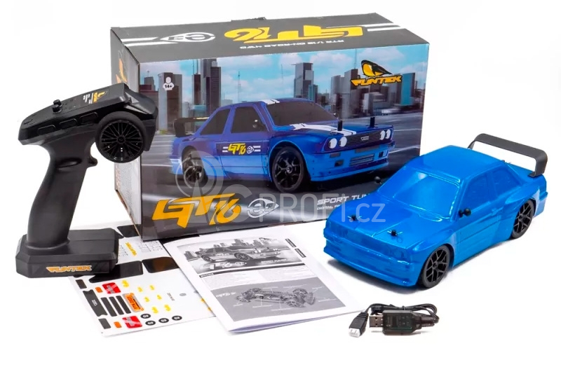 RC auto FUNTEK GT16E, modrá