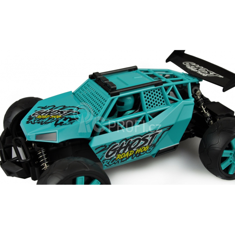 RC auto Ghost písečná buggy, tyrkysová