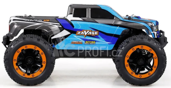 RC auto HBX Ravage 1:16, modrá