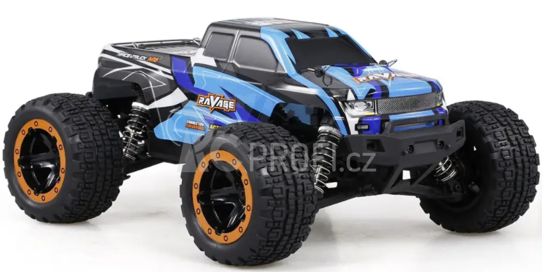 RC auto HBX Ravage 1:16, modrá