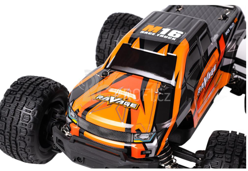 RC auto HBX Ravage 1:16, oranžová