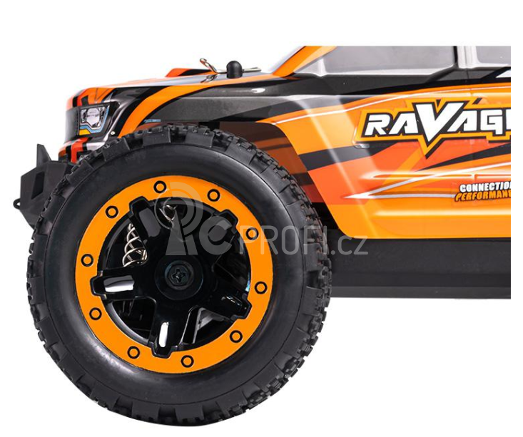 RC auto HBX Ravage 1:16, oranžová