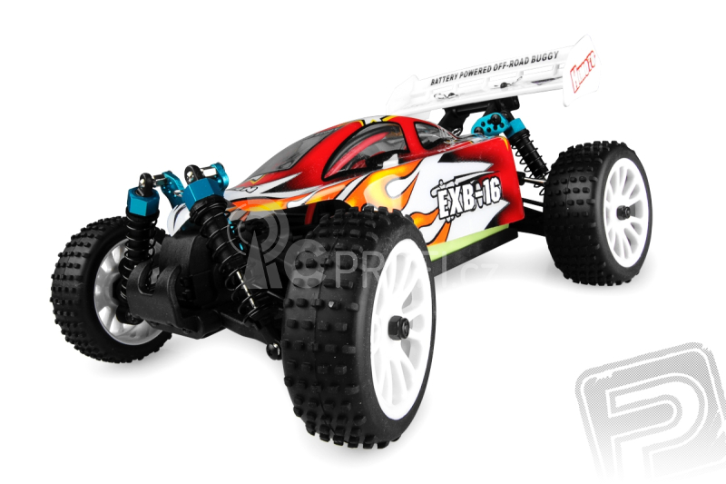 RC AUTO HIMOTO BUGGY 1:16, ČERVENÁ