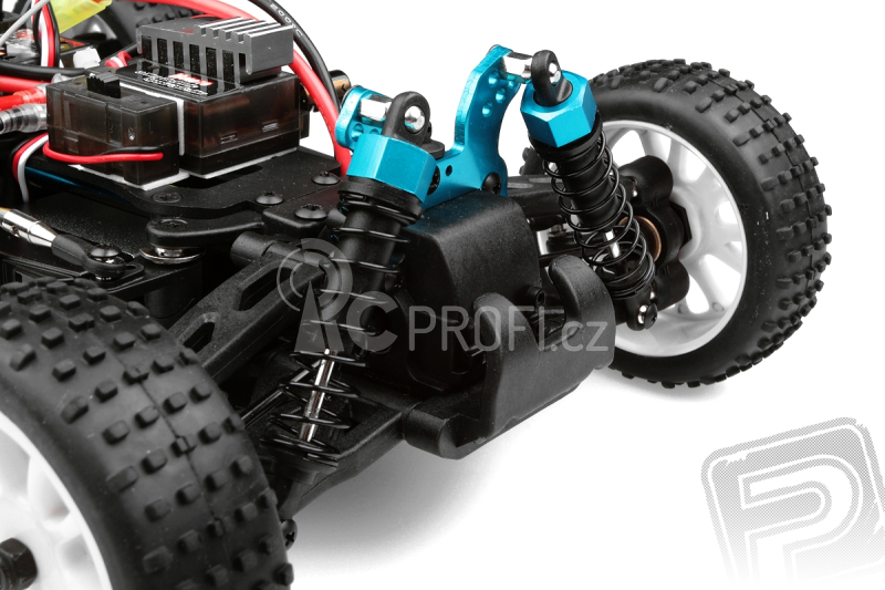 RC AUTO HIMOTO BUGGY 1:16, ČERVENÁ