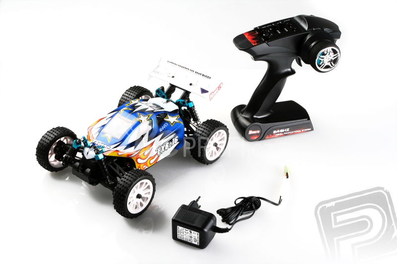 RC AUTO HIMOTO BUGGY 1:16, MODRÁ