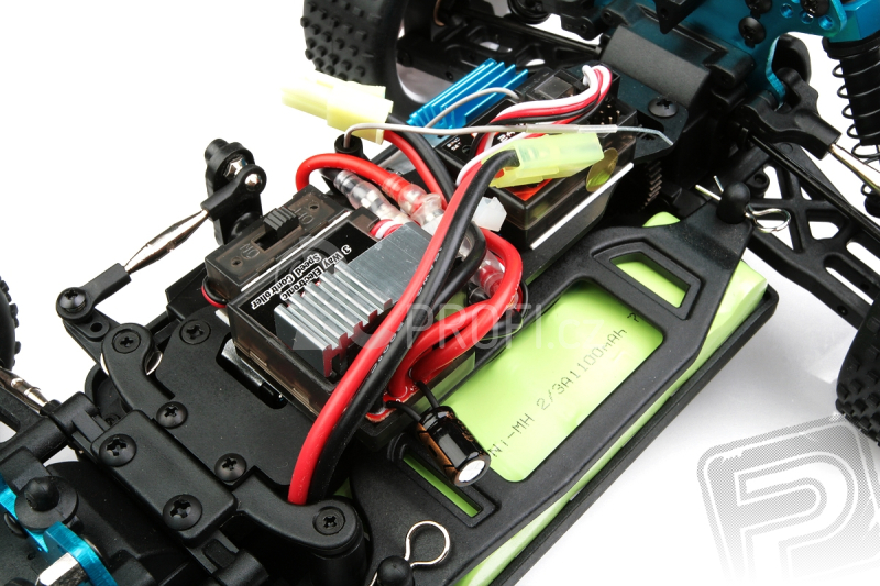 RC AUTO HIMOTO BUGGY 1:16, MODRÁ