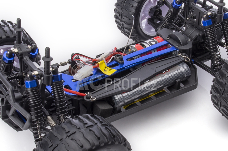 RC auto HiMOTO Monster EMXT GRIT, modré kostky
