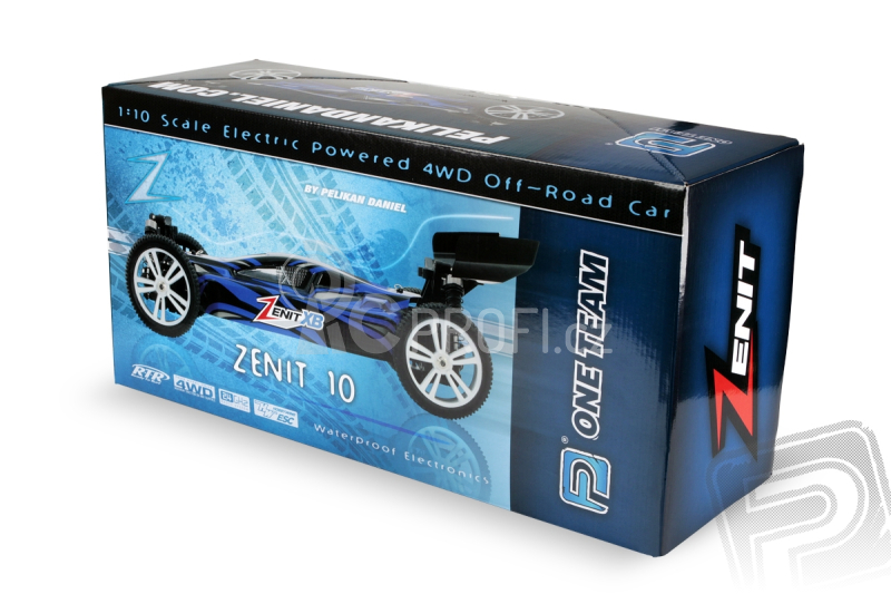 RC auto HiMoto ZENIT XB Brushless, červená