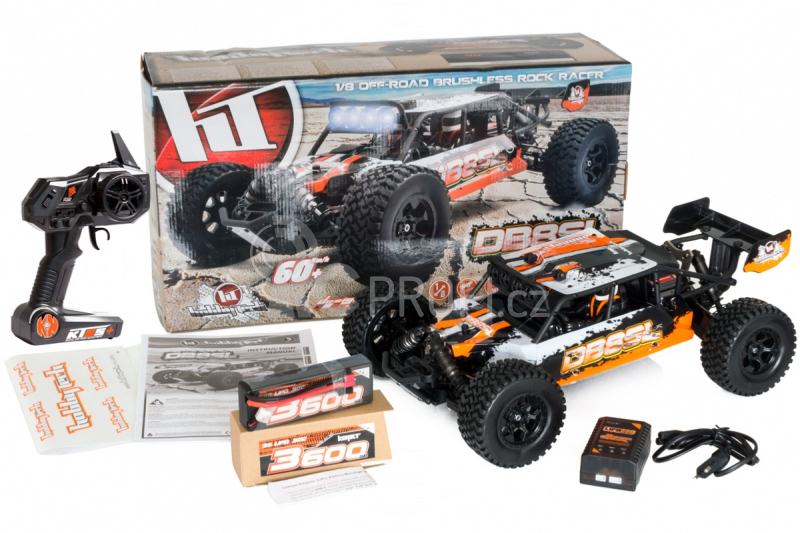 RC auto HOBBYTECH DB8SL, oranžová