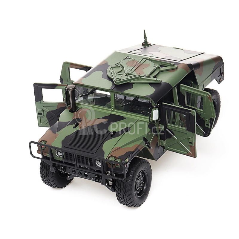 RC auto Hummer H1 1:10, zelená kamufláž