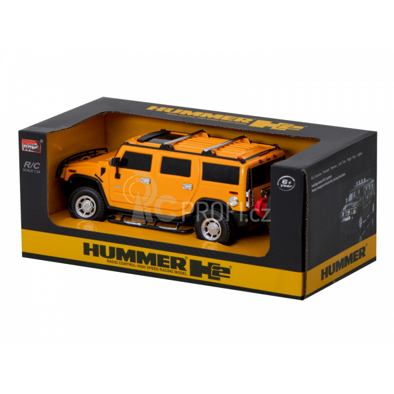 RC auto Hummer H2, žluto-oranžová