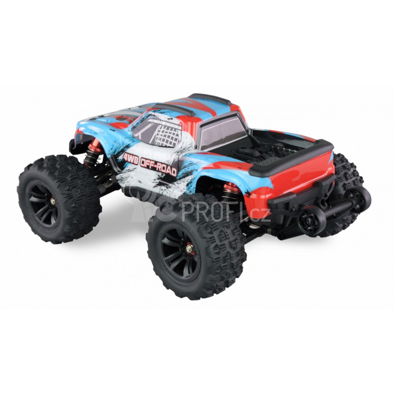 RC auto Hyper Go Monster Truck brushless, modrobílá