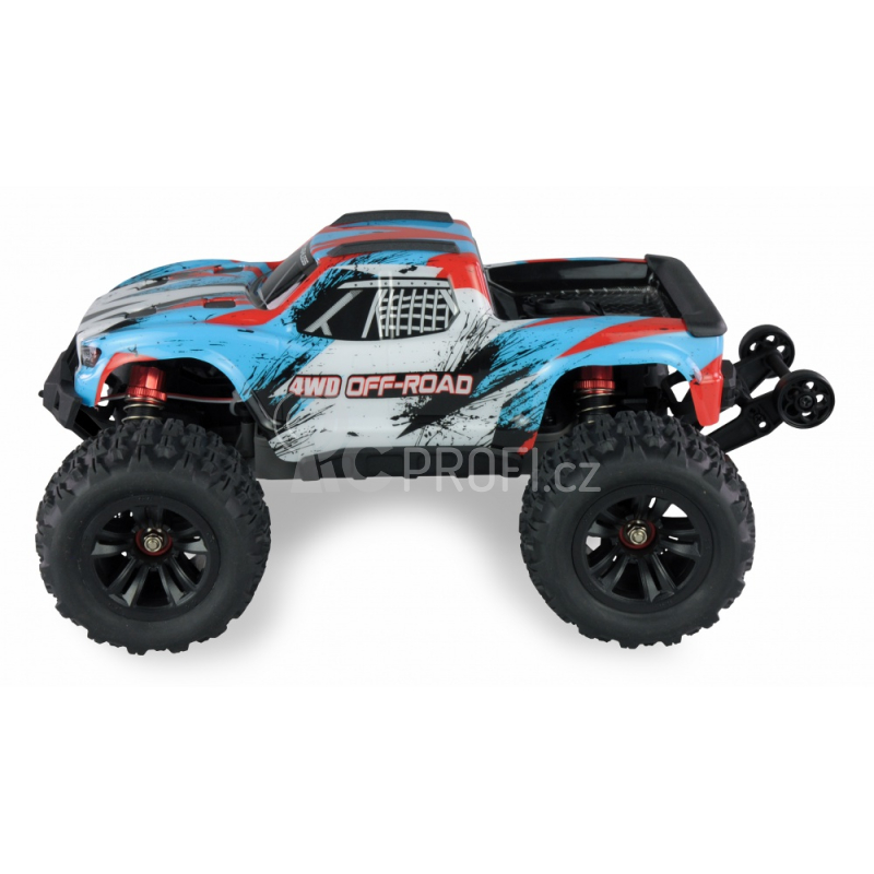 RC auto Hyper Go Monster Truck brushless, modrobílá