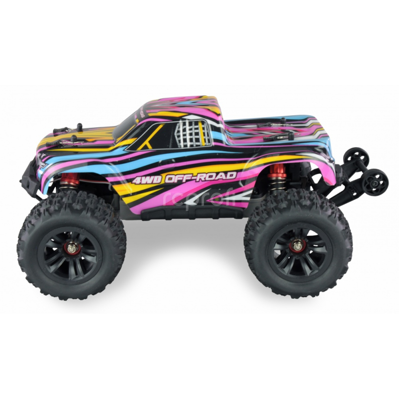 RC auto Hyper Go Monster Truck brushless, modročervená