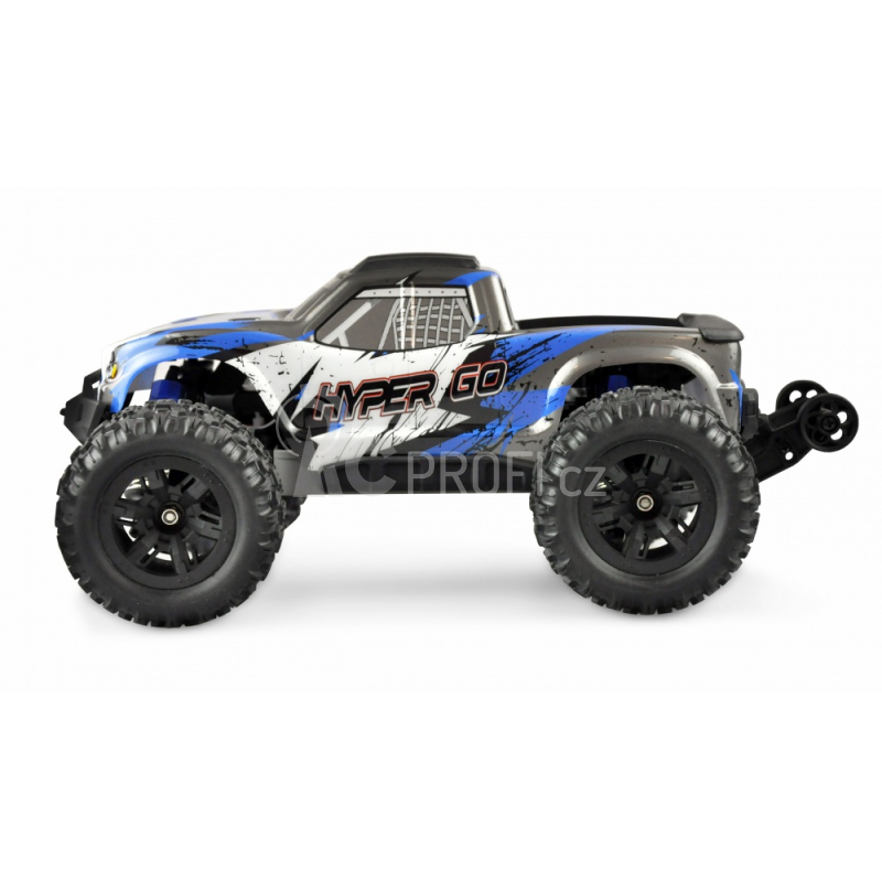 RC auto Hyper Go Monster Truck s GPS brushed, modrá