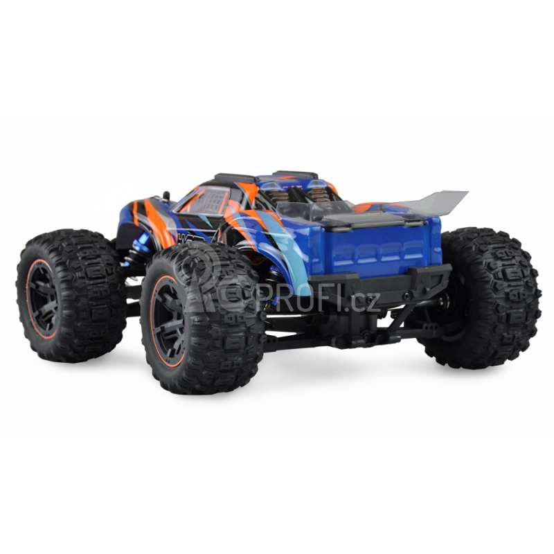 RC auto Hyper Go Truggy brushed, oranžovomodrá