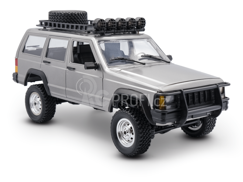 RC auto SUV Legend 4x4 1:12 4WD, stříbrná + náhradní baterie