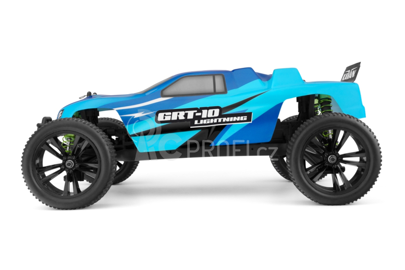 RC auto KAVAN GRT-10 Lightning Brushless 2,4 GHz 4WD Truggy 1:10, modrá