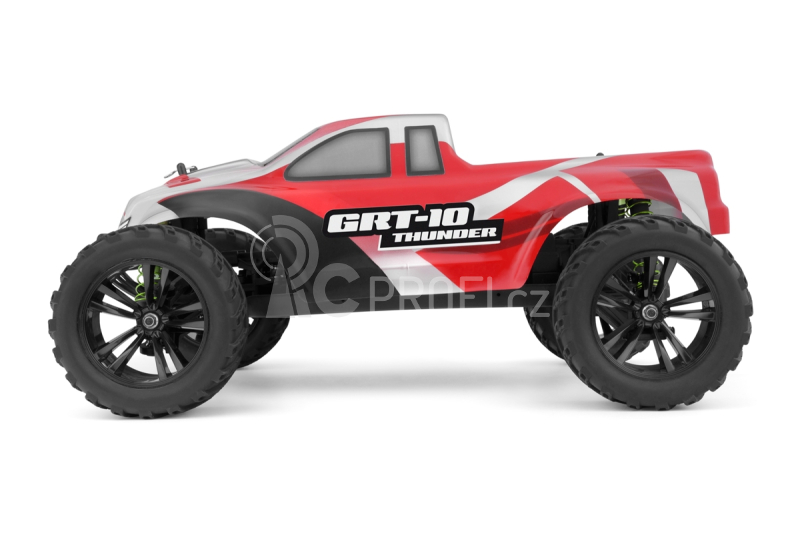 RC auto KAVAN GRT-10 Thunder 2,4 GHz 4WD Monster Truck 1:10, červená