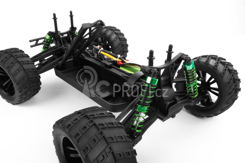 RC auto KAVAN GRT-10 Thunder Brushless 2,4 GHz 4WD Monster Truck 1:10, červená