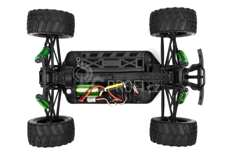 RC auto KAVAN GRT-10 Thunder Brushless 2,4 GHz 4WD Monster Truck 1:10, červená