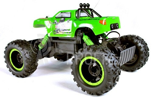 RC auto King Crawler, zelená