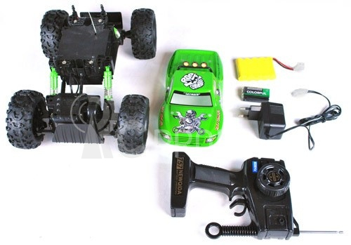 RC auto King Crawler, zelená