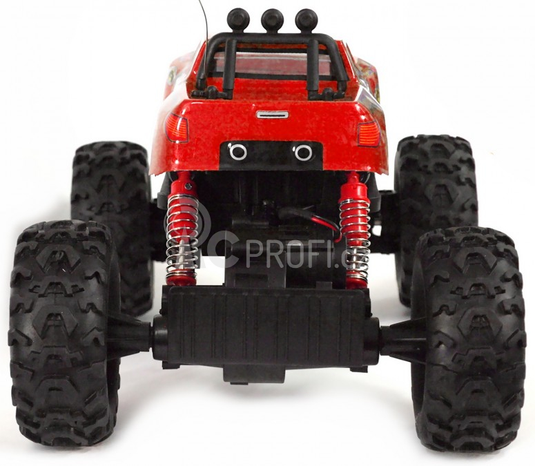 RC auto King Crawler, červená