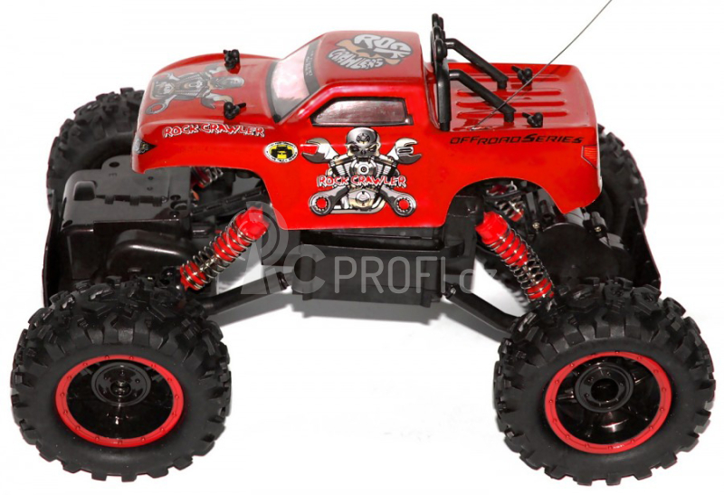 RC auto King Crawler, červená