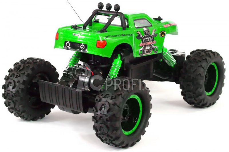 RC auto King Crawler, zelená