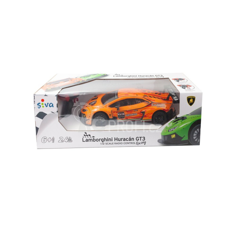 RC auto Lamborghini Huracán GT3, oranžová