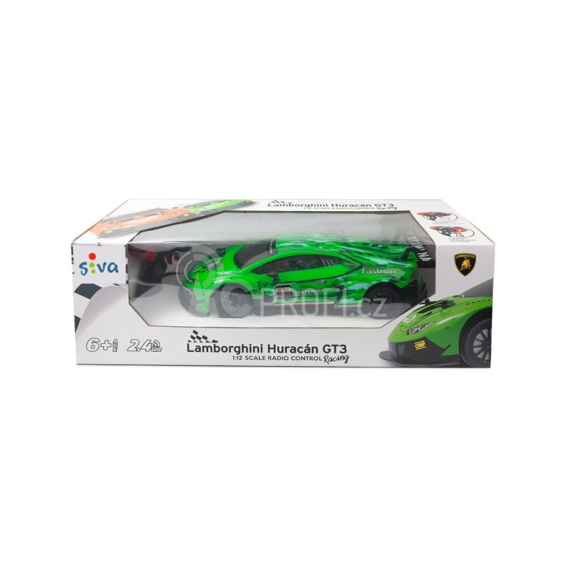 RC auto Lamborghini Huracán GT3, zelená