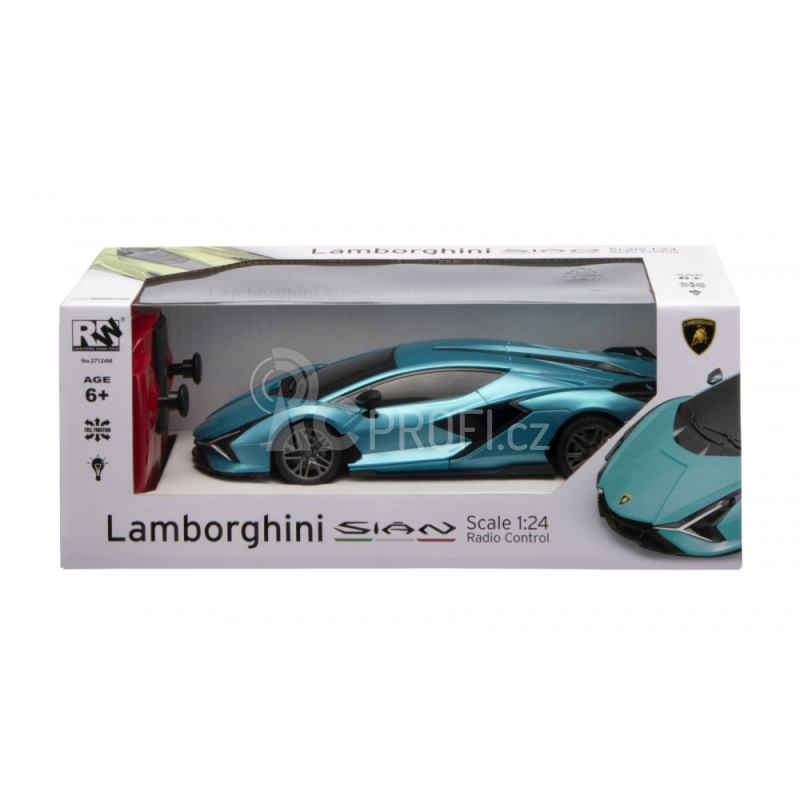 RC auto Lamborghini Sian, modrá metalíza