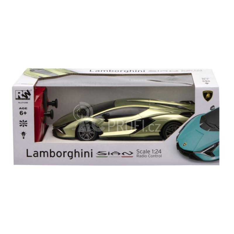 RC auto Lamborghini Sian, zelená metalíza