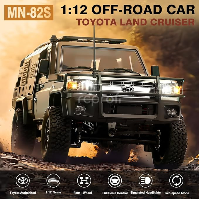 RC auto Land Cruiser Supertourer Toyota, černá