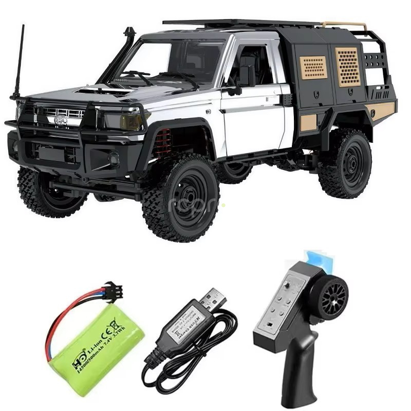 RC auto Land Cruiser Supertourer Toyota, stříbrná