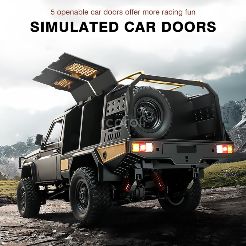 RC auto Land Cruiser Supertourer Toyota, stříbrná + náhradní baterie