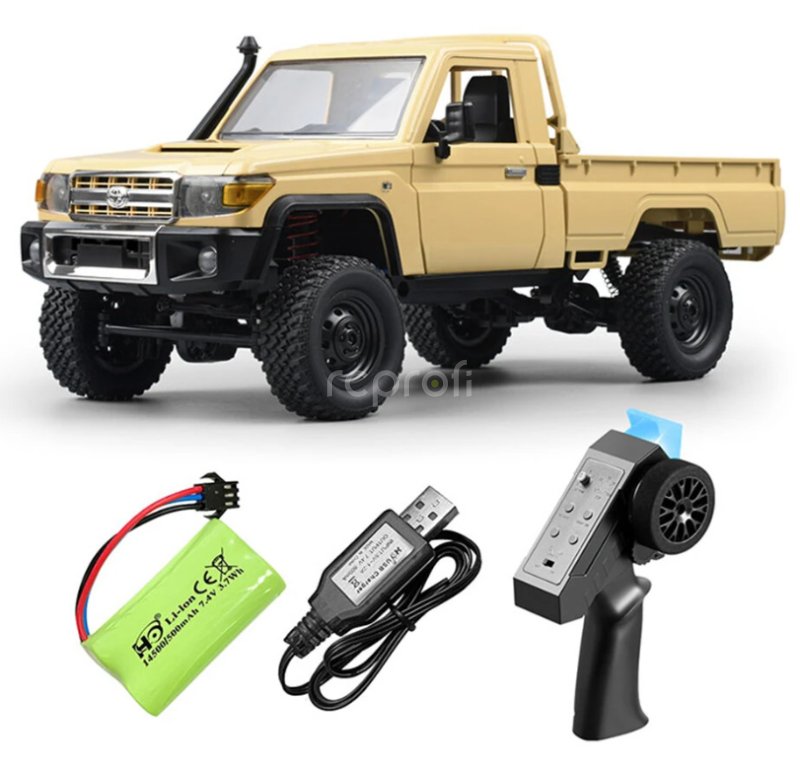 RC auto Land Cruiser Toyota, béžová + náhradní baterie