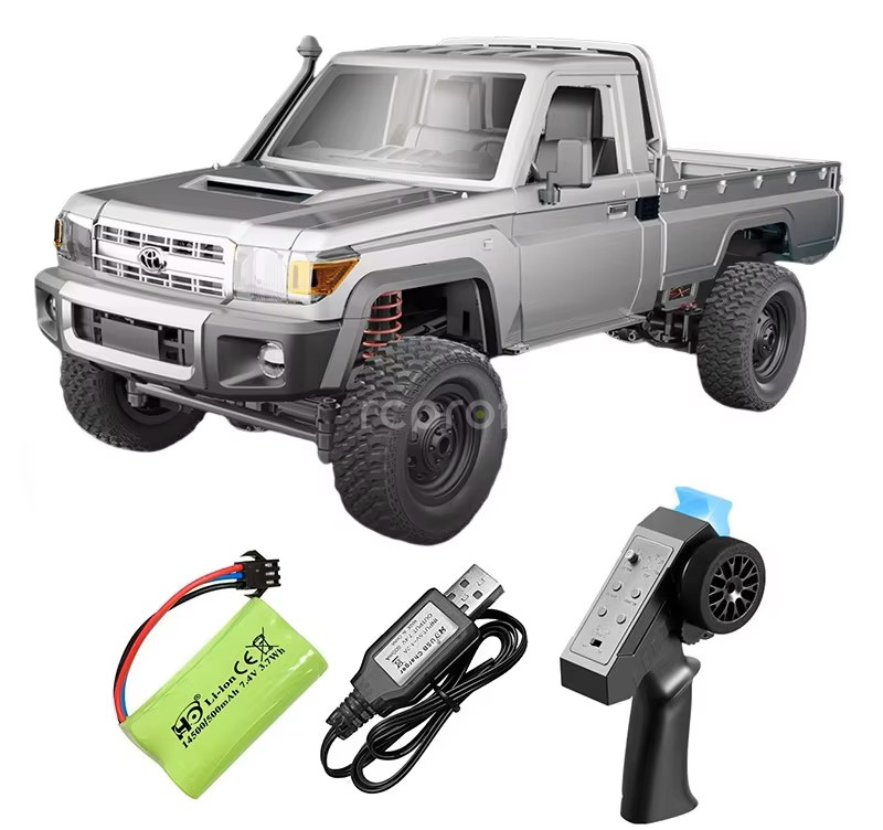 RC auto Land Cruiser Toyota PRO, stříbrná