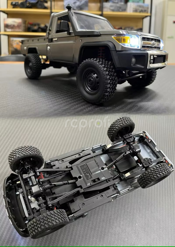 RC auto Land Cruiser Toyota PRO, stříbrná