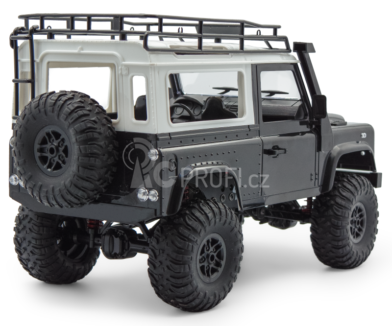 RC auto Land Rover Adventure 1/12 RTR 4WD, černá + náhradní baterie