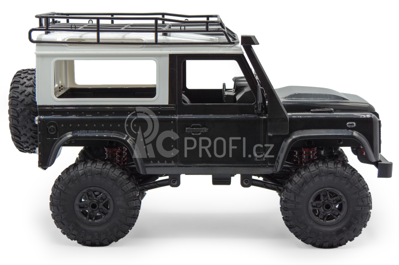 RC auto Land Rover Adventure 1/12 RTR 4WD, černá + náhradní baterie