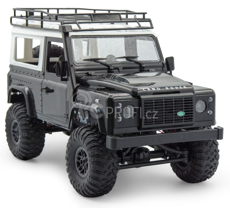 RC auto Land Rover Adventure 1/12 RTR 4WD, černá + náhradní baterie