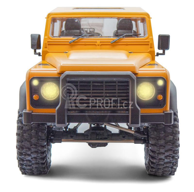 RC auto Land Rover Defender 90 1:10, oranžová
