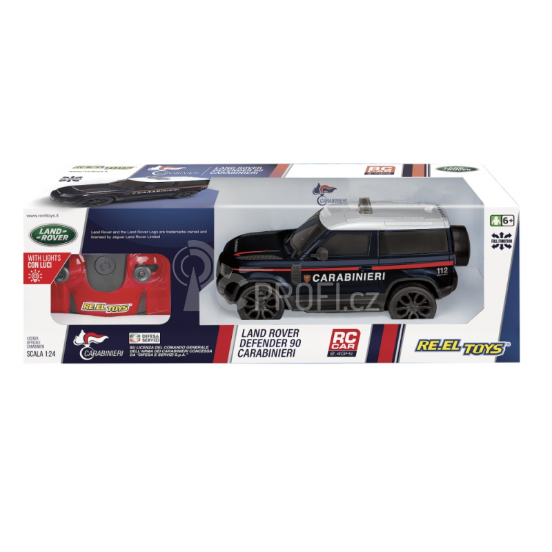 RC auto Land Rover Defender Carabinieri