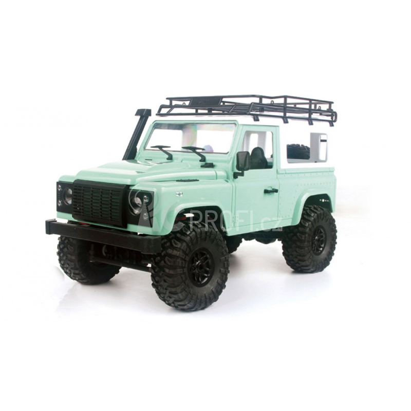 RC auto Land Rover Defender D90, zelená