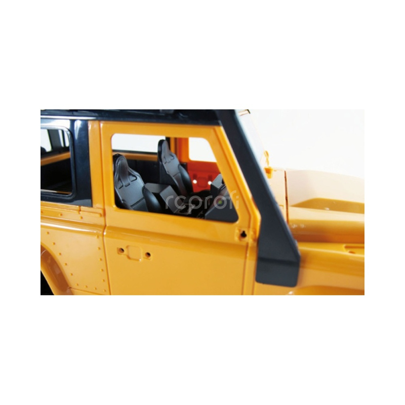 RC auto Land Rover Defender D90, žlutá