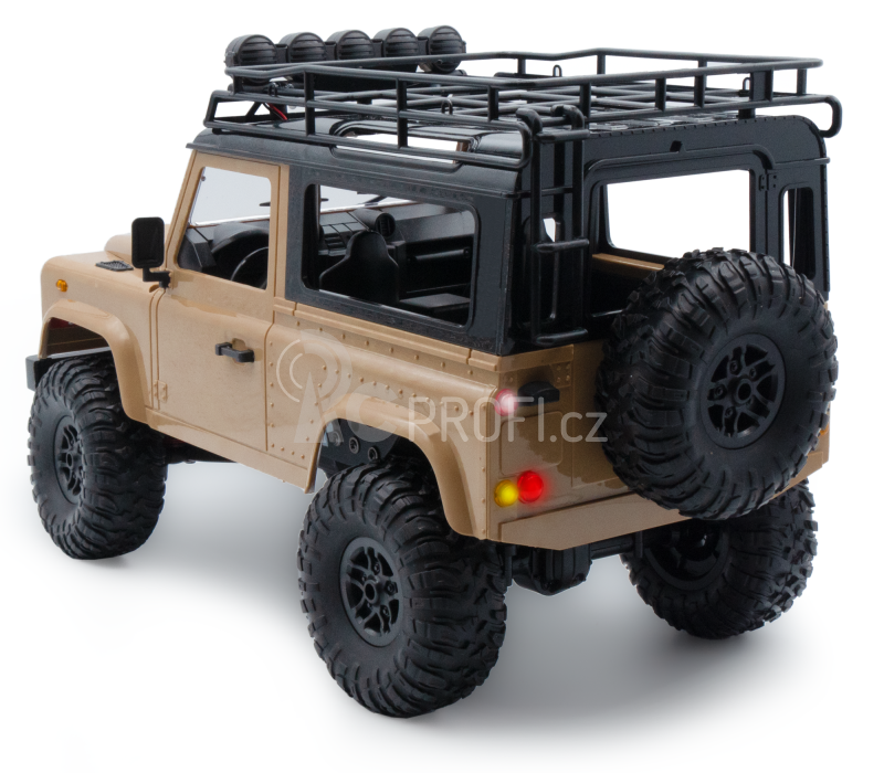 RC auto Land Rover Defender T98 1/12, písková + náhradní baterie