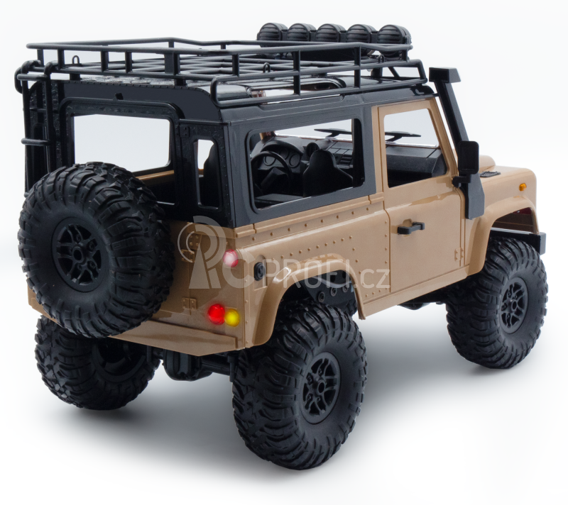 RC auto Land Rover Defender T98 1/12, písková + náhradní baterie