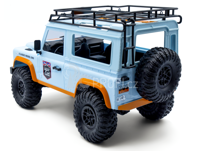 RC auto Land Rover Trail 1/12 RTR 4WD, modrá + náhradní baterie